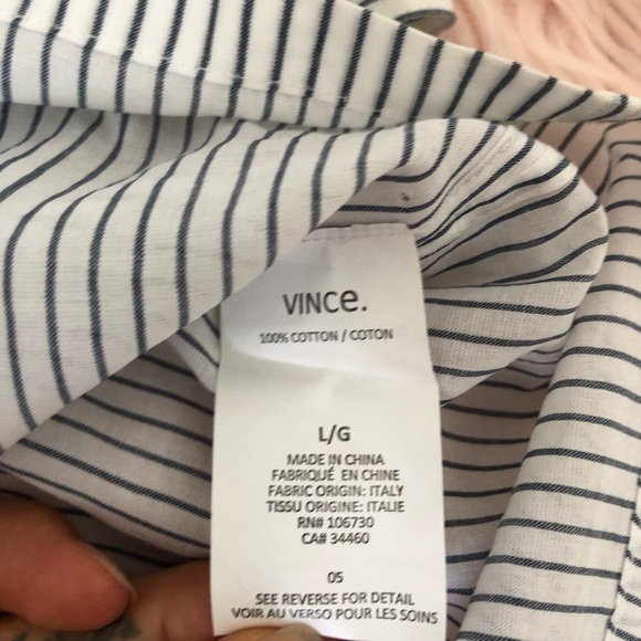 Vince Cotton Striped Large - Picture 6 of 7